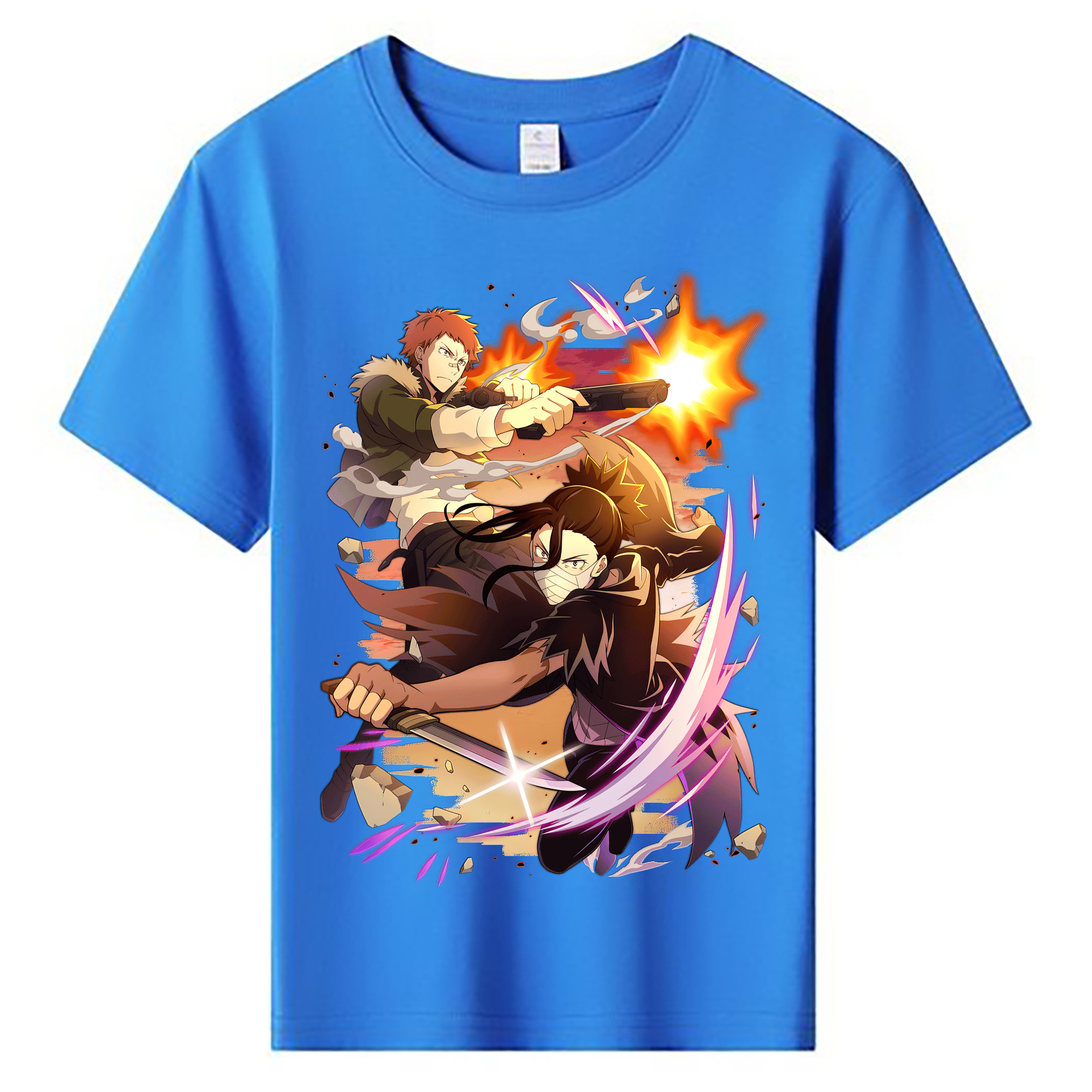 （画像用） 文豪ストレイドッグス Bungo Stray Dogs 綿100％キッズTシャツ（フロントプリント）